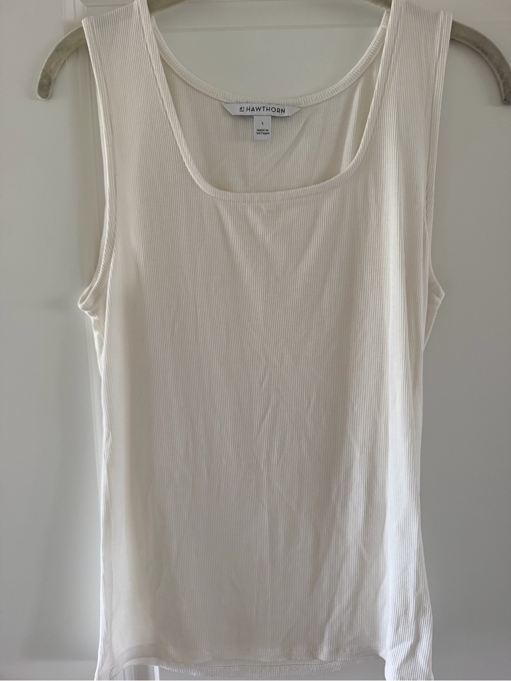 41 Hawthorn Ribbed Scoop Tank